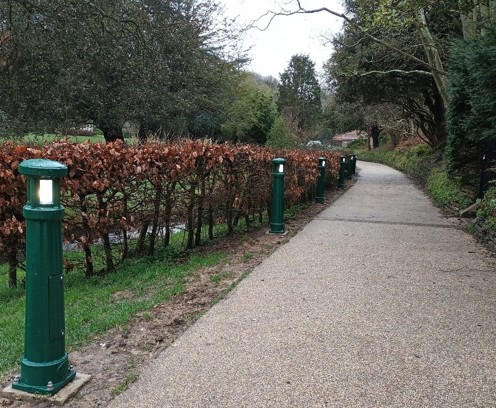 new lighting in Alexandra Park