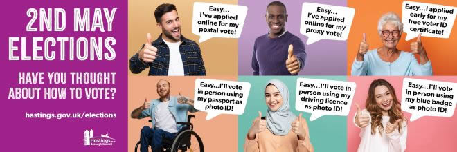 Images of different people explaining how they will vote on 2 May 2024