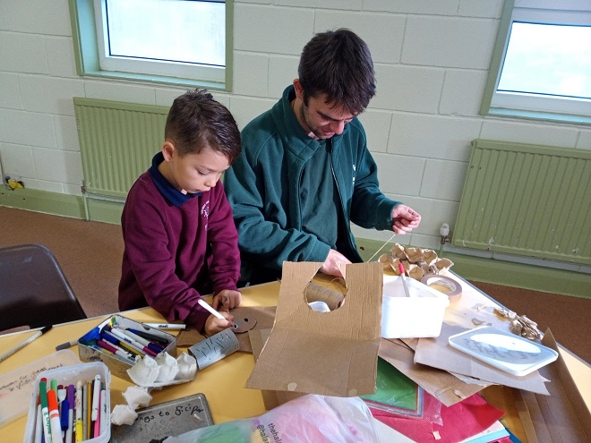 Colouring-in activity